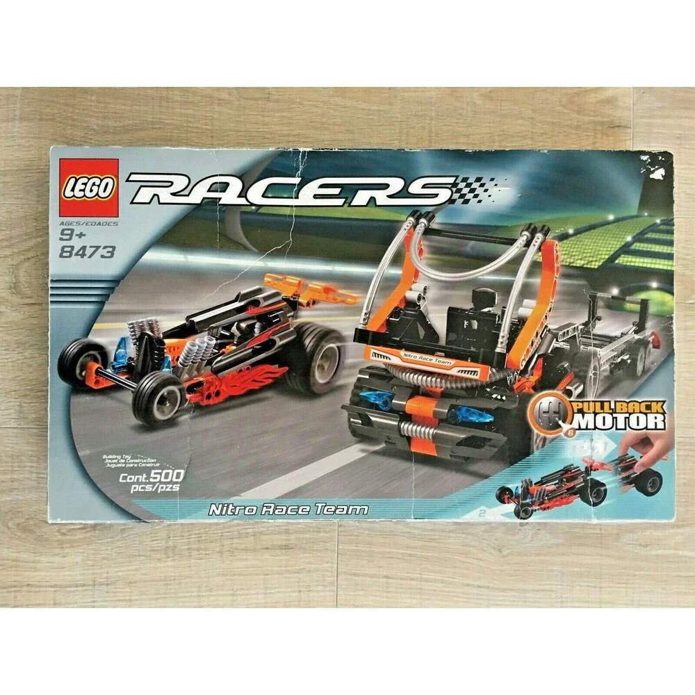 Lego Racers 8473 Nitro Race Team Set 2002 New - Picture 1 of 11